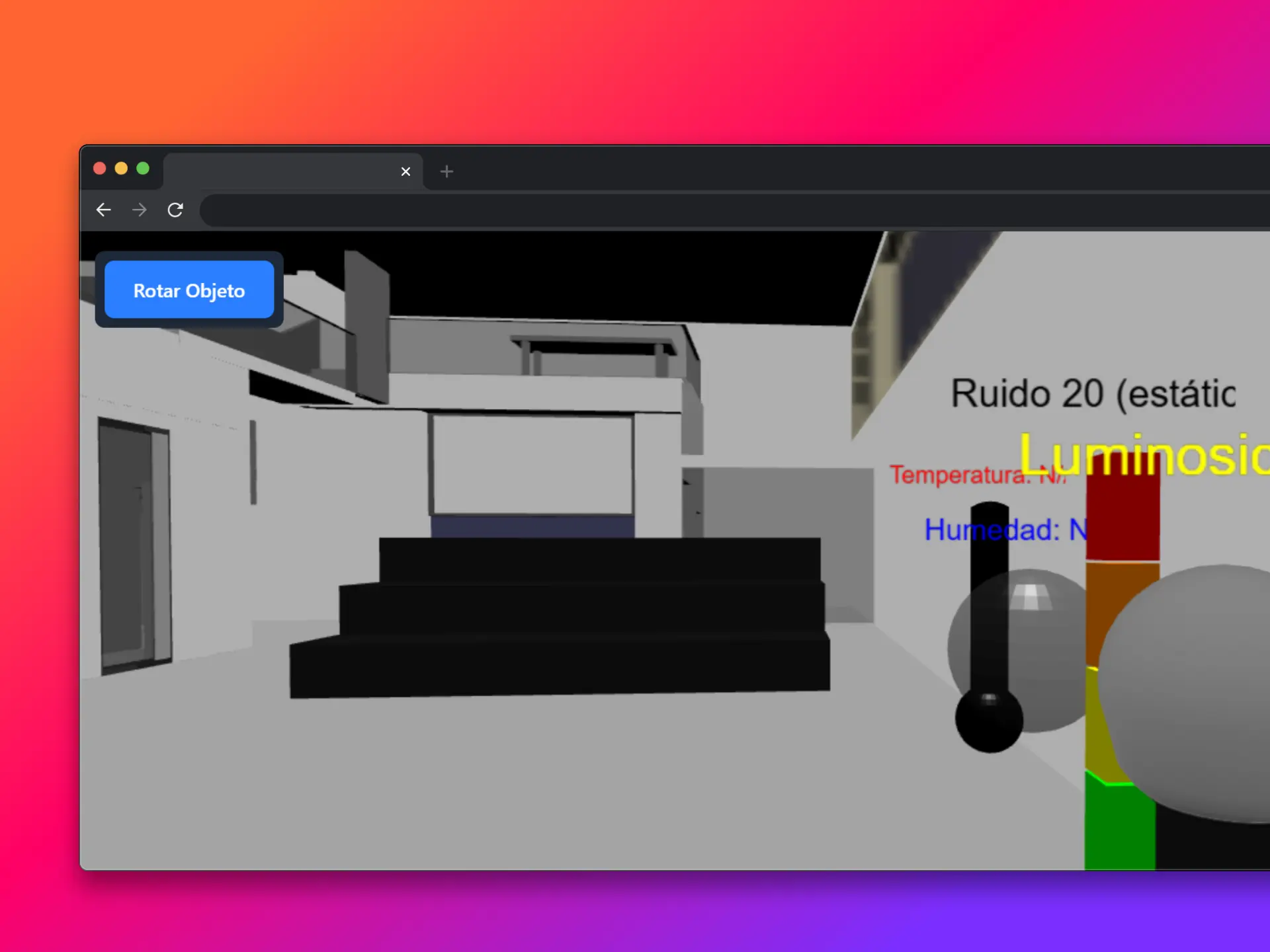 Captura del proyecto DIC 3D VR