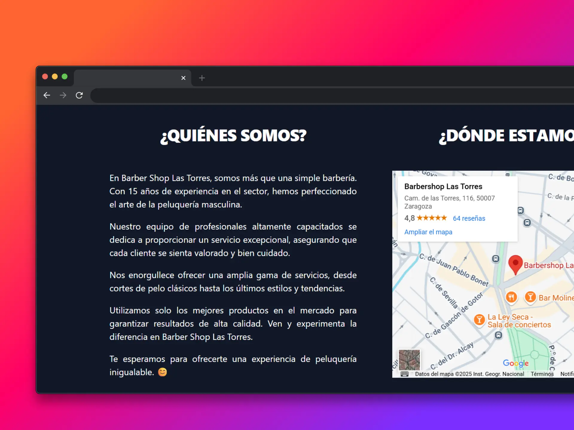 Captura del proyecto PeluqueriApp (TFG)