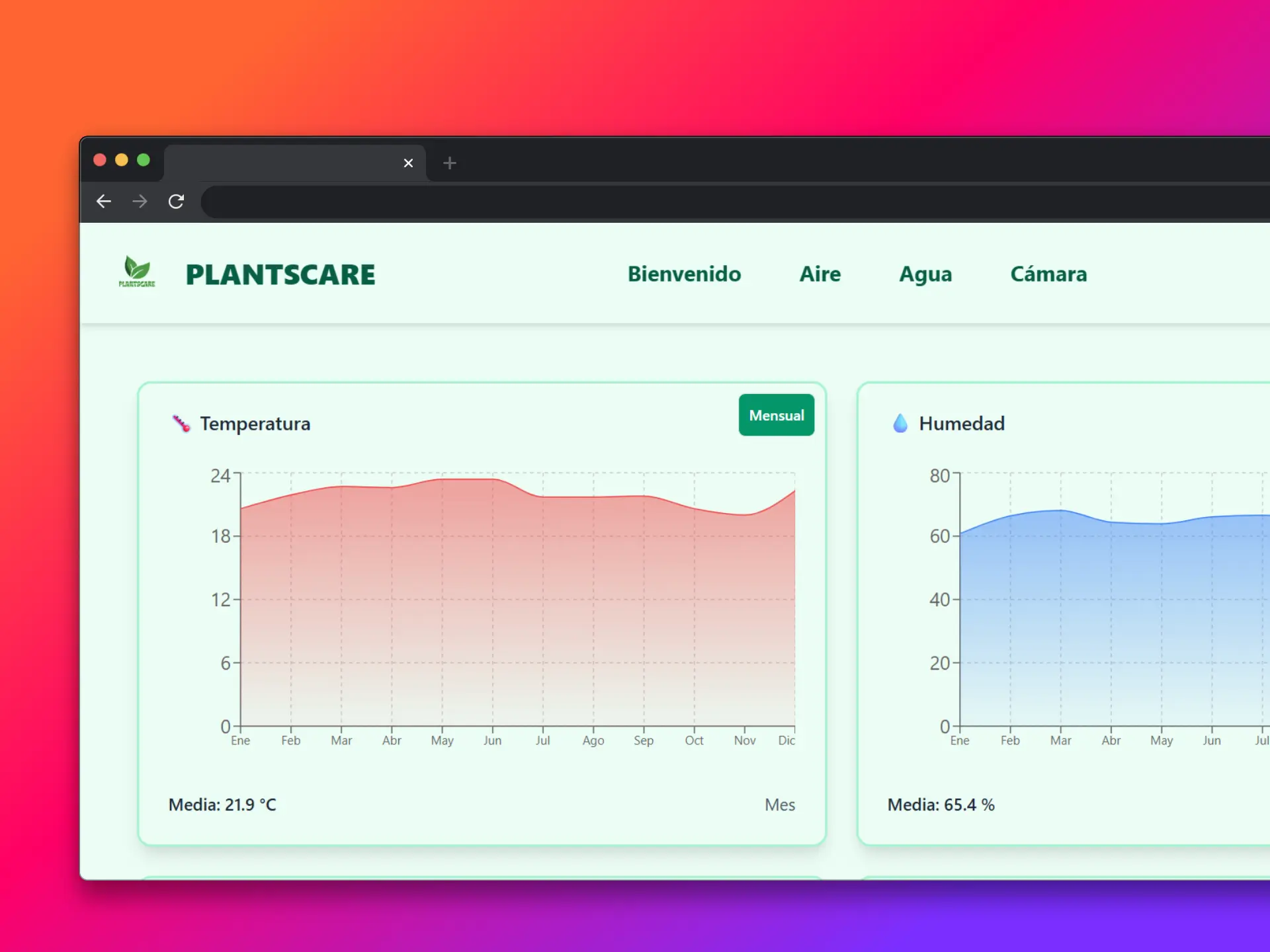 Captura del proyecto PlantsCare (TFM)